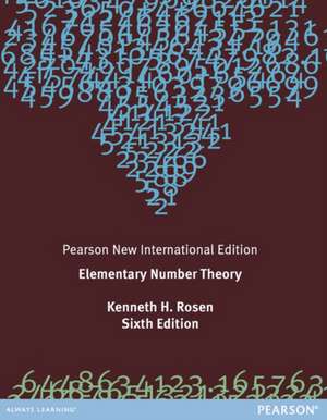 Elementary Number Theory de Kenneth Rosen