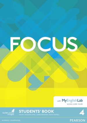 Focus BrE 4 Student's Book & MyEnglishLab Pack de Vaughan Jones