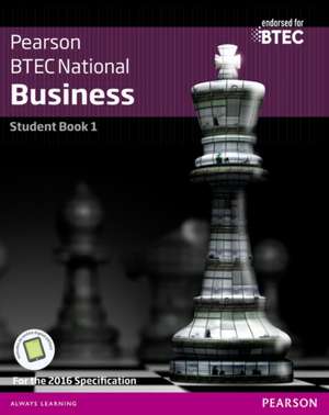 BTEC Nationals Business Student Book 1 + Activebook de Ann Summerscales