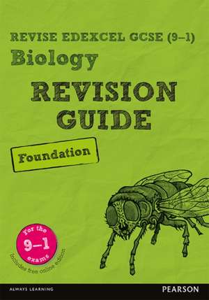 Pearson REVISE Edexcel GCSE Biology (Foundation) Revision Guide: incl. online revision and quizzes - for 2025 and 2026 exams de Pauline Lowrie