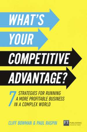 What's Your Competitive Advantage? de Cliff Bowman