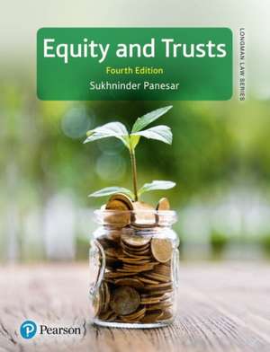 Panesar, S: Equity and Trusts de Sukhninder Panesar
