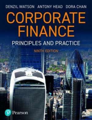 Corporate Finance: Principles and Practice de Antony Head