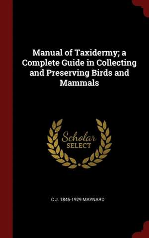 Manual of Taxidermy; a Complete Guide in Collecting and Preserving Birds and Mammals de C. J. Maynard