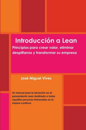 Introducción a Lean de José Miguel Vives