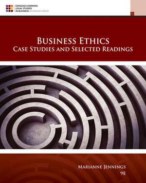 BUSINESS ETHICS 9/E de Marianne (Arizona State University) Jennings