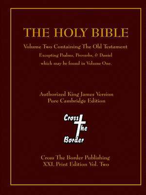 The Holy Bible XXL Print Vol. Two de Ctb Publishing