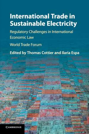 International Trade in Sustainable Electricity: Regulatory Challenges in International Economic Law de Thomas Cottier