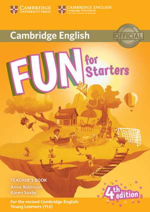 Fun for Starters Teacher’s Book with Downloadable Audio de Anne Robinson