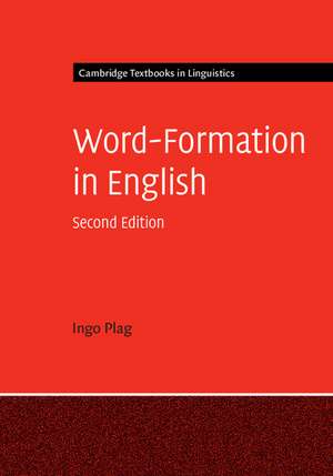 Word-Formation in English de Ingo Plag