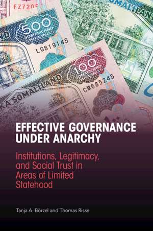 Effective Governance Under Anarchy: Institutions, Legitimacy, and Social Trust in Areas of Limited Statehood de Tanja A. Börzel