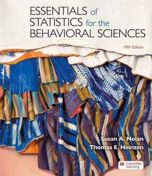 Essentials of Statistics for the Behavioral Sciences de Susan A. Nolan