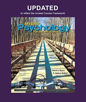 Updated Myers' Psychology for the AP® Course de David A Myers