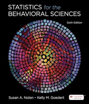 Statistics for the Behavioral Sciences de Susan A. Nolan