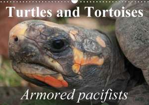 Turtles and Tortoises - Armored pacifists (Wall Calendar 2018 DIN A3 Landscape) de Elisabeth Stanzer