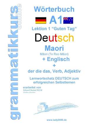 Wörterbuch A1 Deutsch-Maori-Englisch de Marlene Schachner