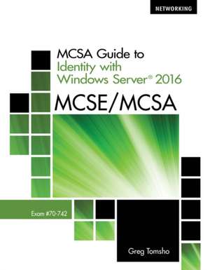 McSa Gde Identify W/Win Server de Greg (Yavapai College) Tomsho