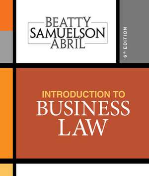 INTRO TO BUSINESS LAW 6/E