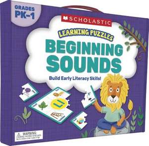 Learning Puzzles: Beginning Sounds de Scholastic