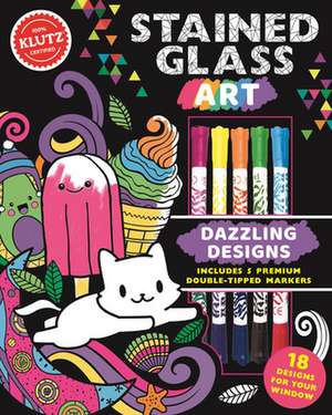 Stained Glass Art: Dazzling Designs (Klutz Activity Book)