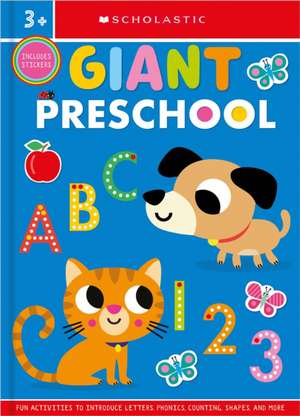 Giant Preschool Workbook: Scholastic Early Learners (Workbook) de Scholastic