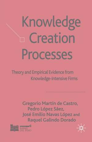 Knowledge Creation Processes: Theory and Empirical Evidence from Knowledge Intensive Firms de Kenneth A. Loparo