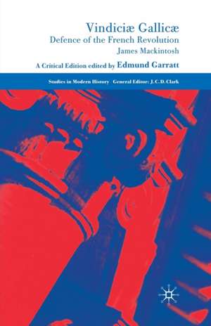 Vindiciæ Gallicæ de J. Mackintosh