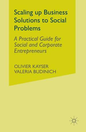 Scaling up Business Solutions to Social Problems: A Practical Guide for Social and Corporate Entrepreneurs de O. Kayser