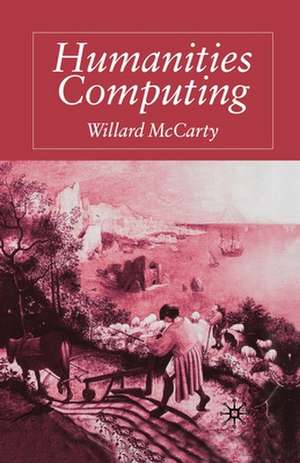 Humanities Computing de W. McCarty