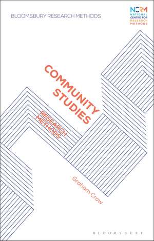 Community Studies: Research Methods de Prof. Graham Crow