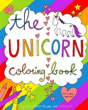 The Unicorn Coloring Book de Jessie Oleson Moore