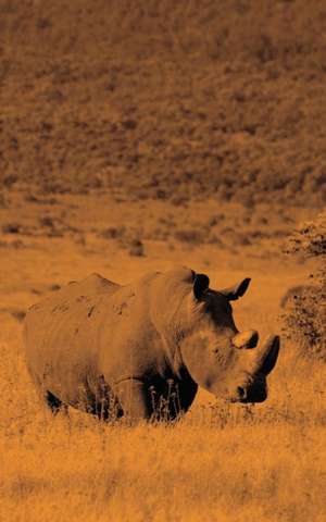 Alive! White Rhino - Sepia - Photo Art Notebooks (5 X 8 Series) de Eva-Lotta Jansson