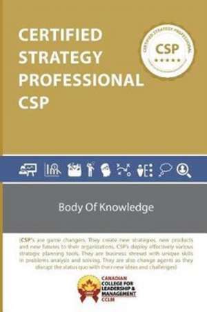 Certified Strategy Professional CSP BoK de Management Cclm