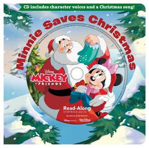 Minnie Saves Christmas Read-Along Storybook & CD de Disney Book Group