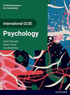 OxfordAQA International GCSE Psychology (9218): Student Book de Karen Boswell