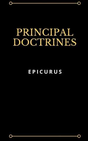 Principal Doctrines de Epicurus