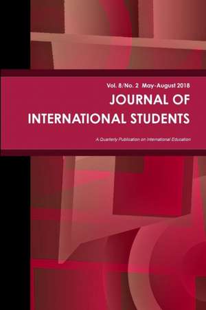 Journal of International Students, May-August 2018 ~ Volume 8 Number 2 de Krishna Bista