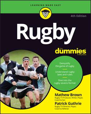 Rugby for Dummies de Mathew Brown