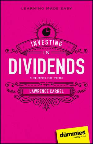 Investing In Dividends For Dummies de Lawrence Carrel