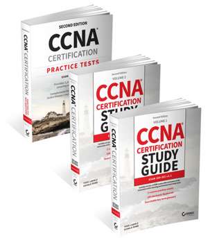 CCNA Certification Study Guide Volume 1, Volume 2, and Practice Tests Kit de Todd Lammle