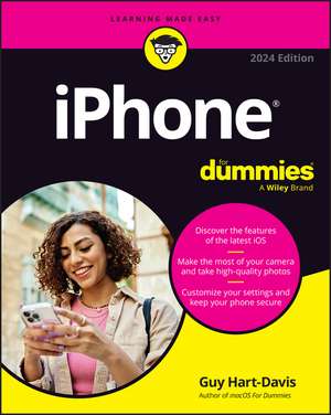 iPhone For Dummies, 2024 Edition de G Hart–Davis