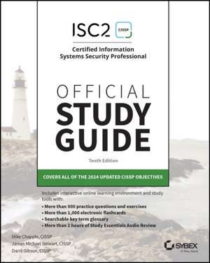 (ISC)2 CISSP Certified Information Systems Security Professional Official Study Guide de Mike Chapple