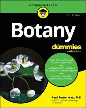 Botany For Dummies 2e de Fester Kratz