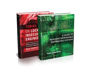 Security Engineering and Tobias on Locks Two-Book Set de Marc Weber Tobias