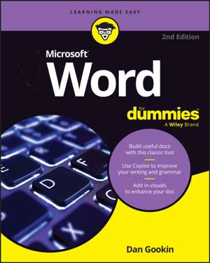 Microsoft 365 Word for Dummies de Dan Gookin