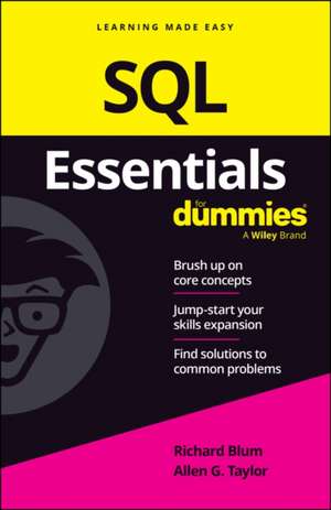 SQL Essentials for Dummies de Richard Blum