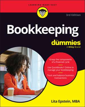 Bookkeeping For Dummies, 3rd Edition de Lita Epstein