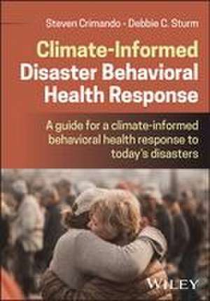 Climate Informed Disaster Behavioral Response de Debbie Sturm
