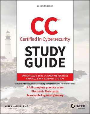 CC Certified in Cybersecurity Study Guide de Mike Chapple