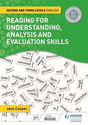 Reading for Understanding, Analysis and Evaluation Skills de Jane Cooper